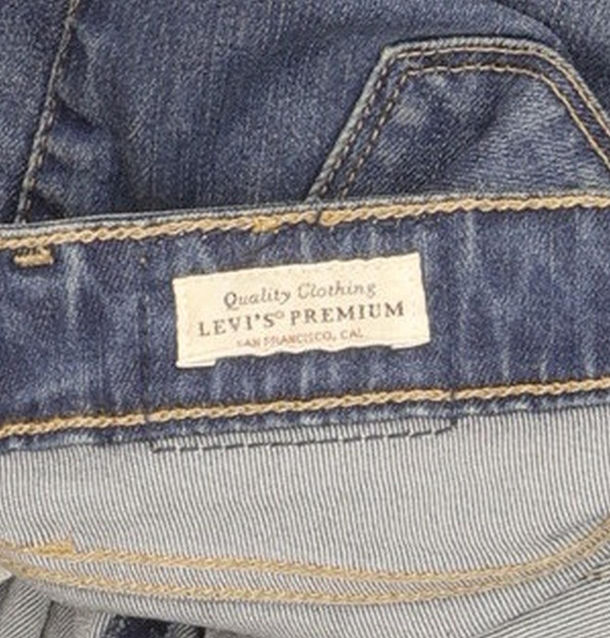 Levi's 711 Women Blue Skinny Slim Stretch Jeans W27 L30