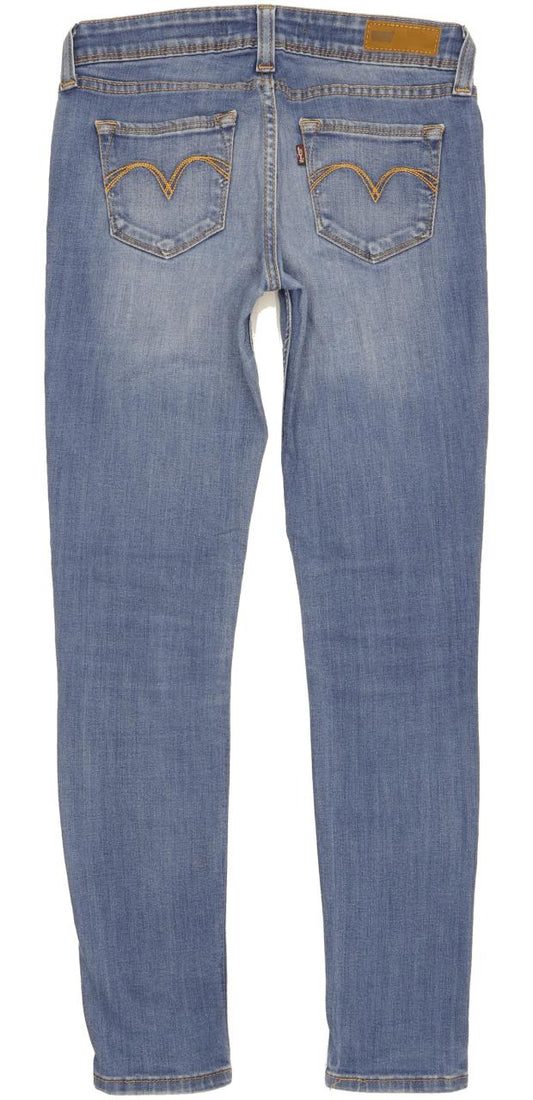 Levi's Demi Curve Women Blue Skinny Slim Stretch Jeans W26 L29