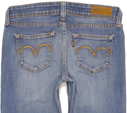 Levi's Demi Curve Women Blue Skinny Slim Stretch Jeans W26 L29
