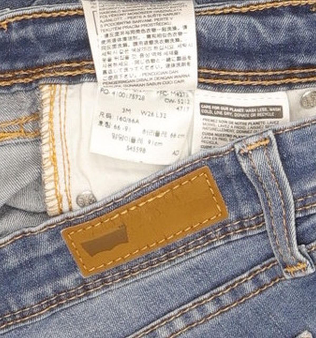Levi's Demi Curve Women Blue Skinny Slim Stretch Jeans W26 L29