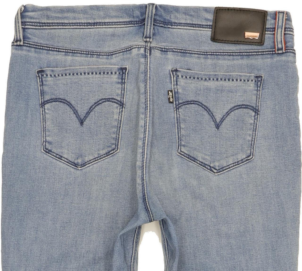 Levi's 711 Women Blue Skinny Slim Stretch Jeans W27 L29