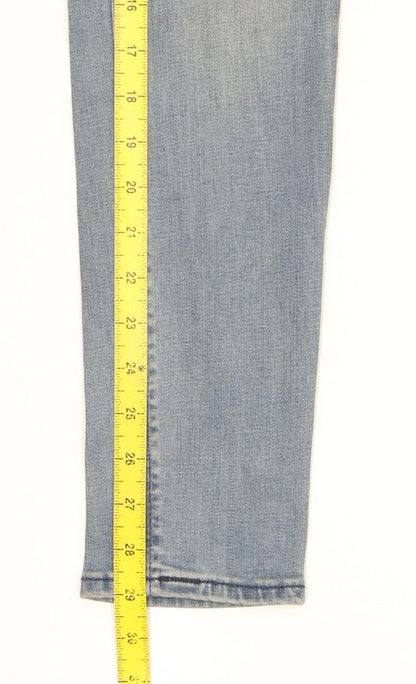 Levi's 711 Women Blue Skinny Slim Stretch Jeans W27 L29