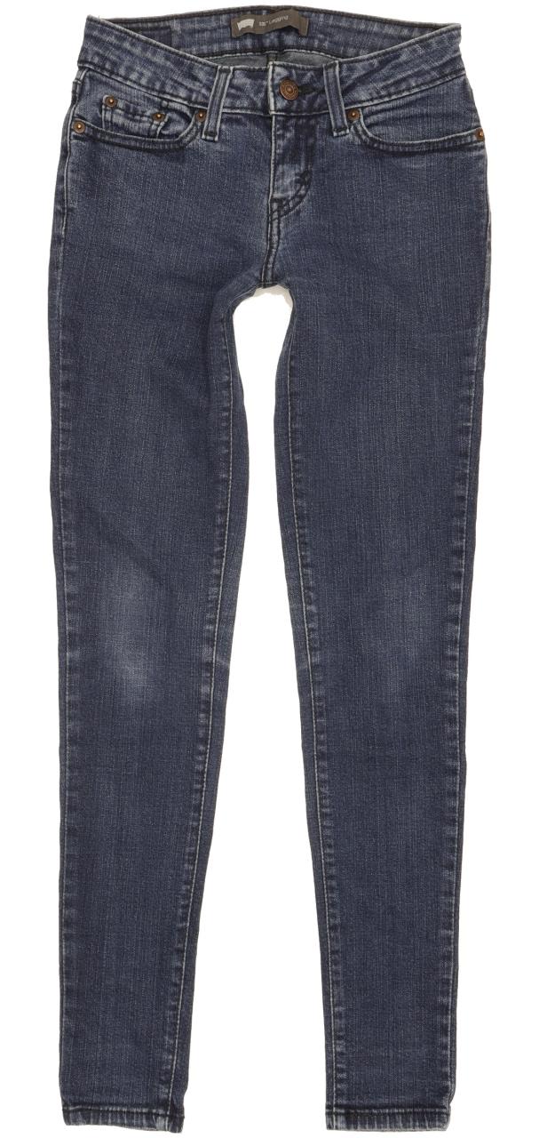 Levi's 535 Women Blue Skinny Slim Stretch Leggings W24 L29