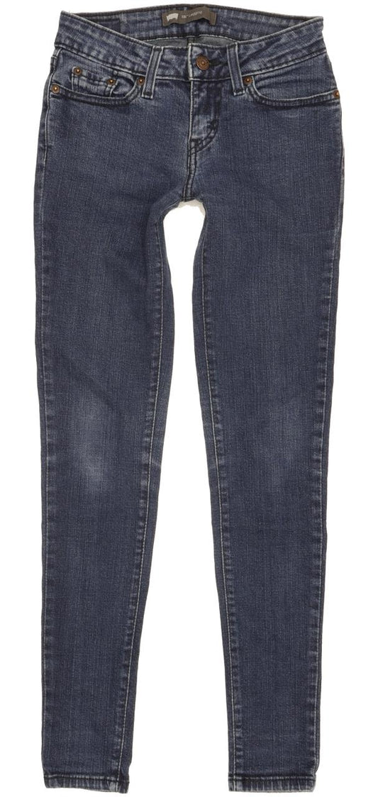 Levi's 535 Women Blue Skinny Slim Stretch Leggings W24 L29