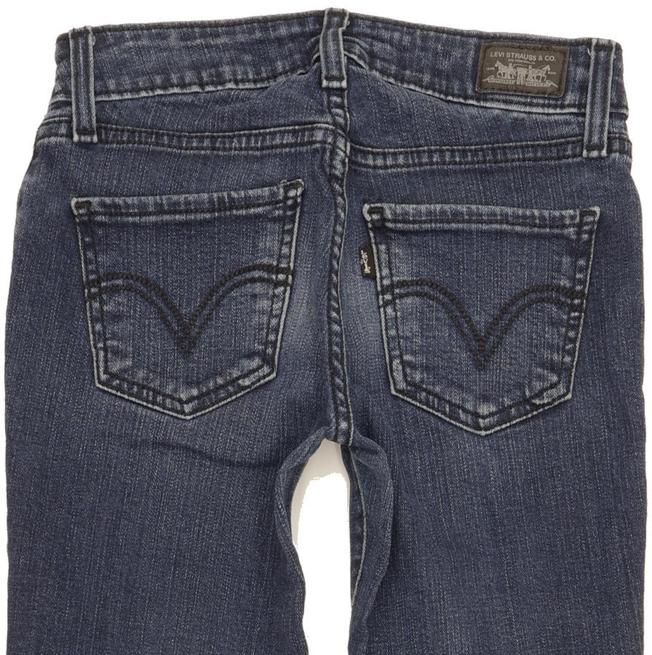 Levi's 535 Women Blue Skinny Slim Stretch Leggings W24 L29