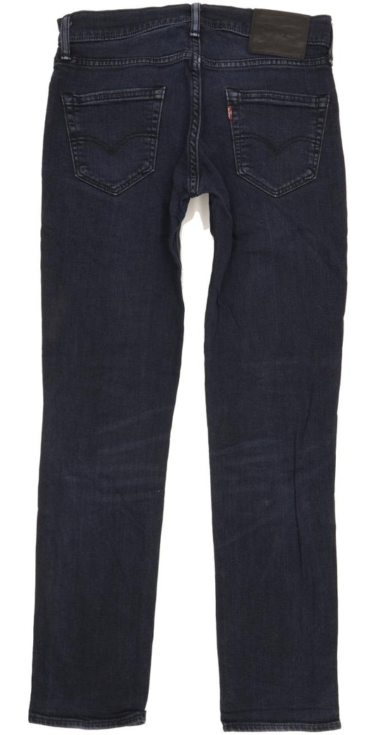 Levi's 511 Men Navy Straight Slim Stretch Jeans W30 L31