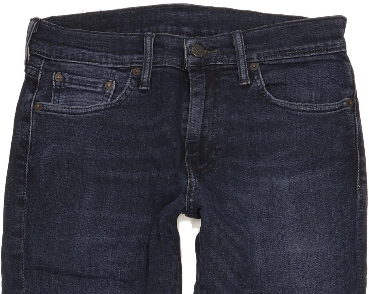 Levi's 511 Men Navy Straight Slim Stretch Jeans W30 L31