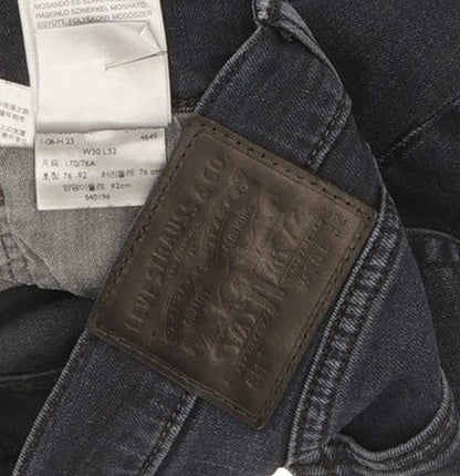 Levi's 511 Men Navy Straight Slim Stretch Jeans W30 L31