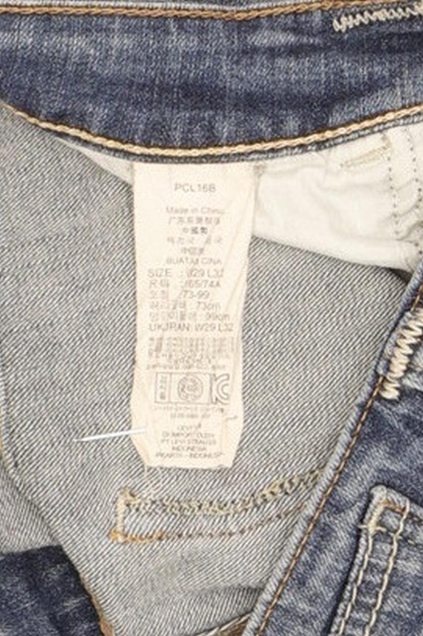Levi's Demi Curve Women Blue Straight Slim Stretch Jeans W29 L32