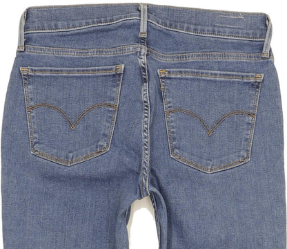 Levi's 710 Super Women Blue Skinny Slim Stretch Jeans W28 L27