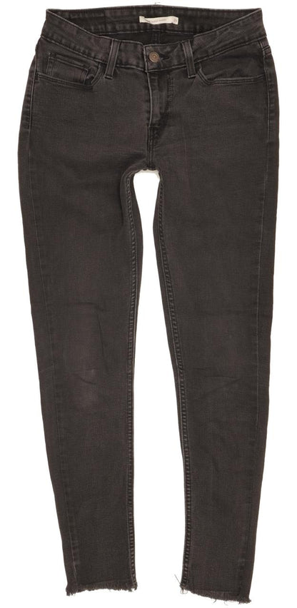 Levi's 535 Women Black Skinny Slim Stretch Jeans W29 L28