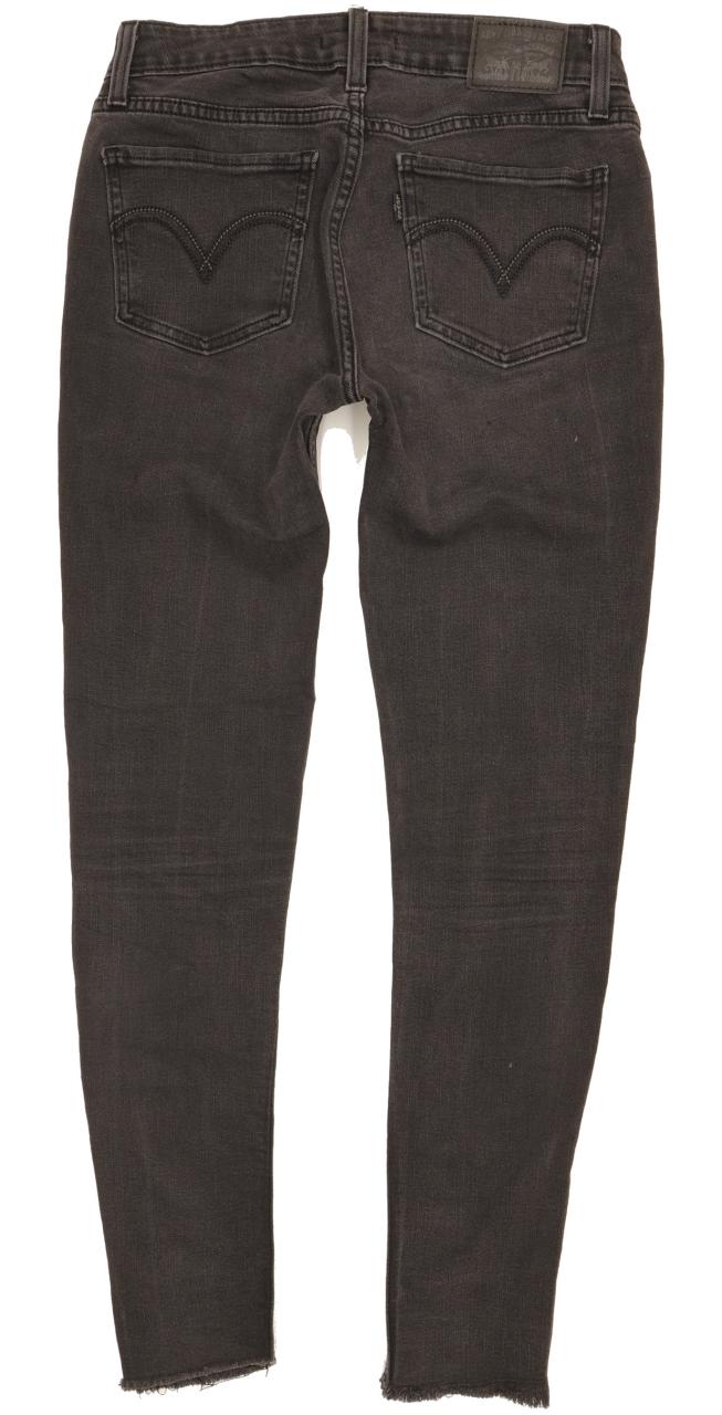 Levi's 535 Women Black Skinny Slim Stretch Jeans W29 L28
