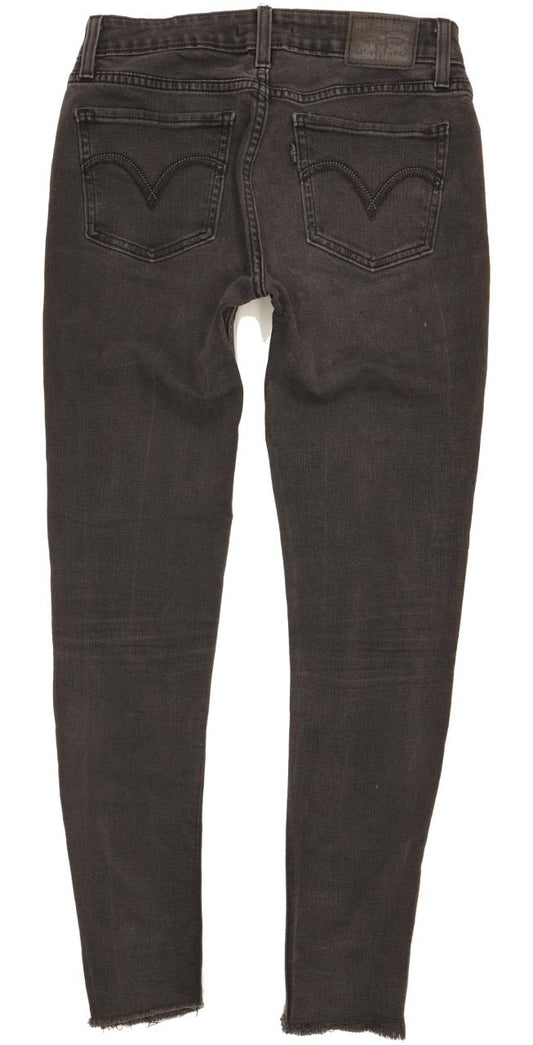 Levi's 535 Women Black Skinny Slim Stretch Jeans W29 L28