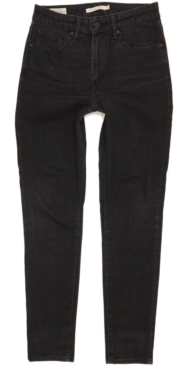 Levi's 721 Women Black Skinny Slim Stretch Jeans W27 L28