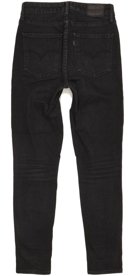 Levi's 721 Women Black Skinny Slim Stretch Jeans W27 L28