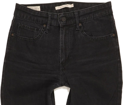 Levi's 721 Women Black Skinny Slim Stretch Jeans W27 L28