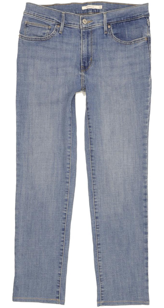 Levi's Slimming Women Blue Straight Slim Stretch Jeans W30 L29