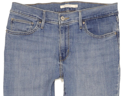 Levi's Slimming Women Blue Straight Slim Stretch Jeans W30 L29