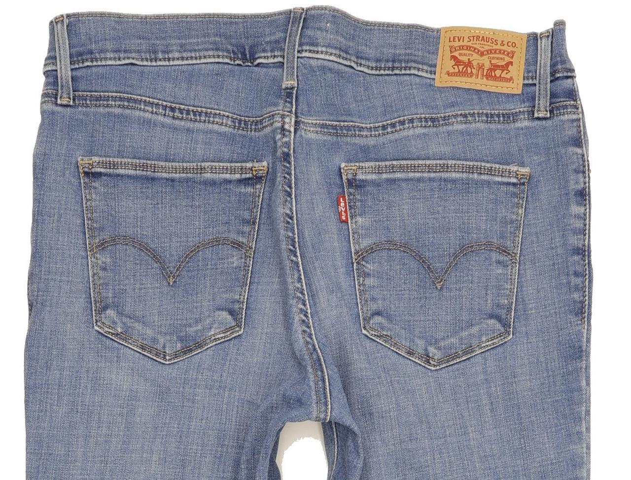 Levi's Slimming Women Blue Straight Slim Stretch Jeans W30 L29