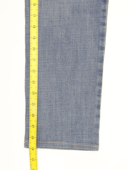 Levi's Slimming Women Blue Straight Slim Stretch Jeans W30 L29