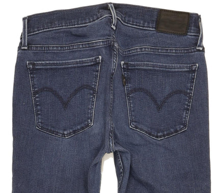 Levi's 710 Super Women Blue Skinny Slim Stretch Jeans W27 L30