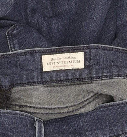 Levi's 710 Super Women Blue Skinny Slim Stretch Jeans W27 L30