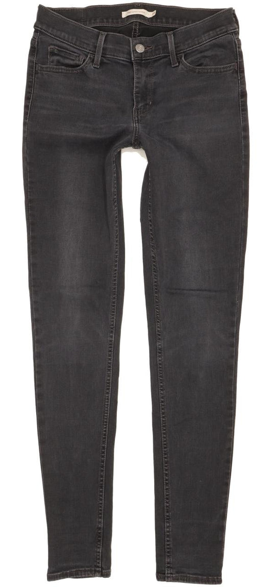 Levi's 710 Super Women Navy Skinny Slim Stretch Jeans W29 L32