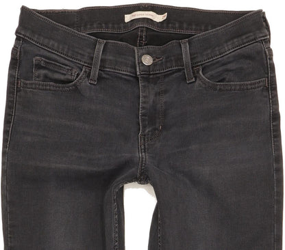 Levi's 710 Super Women Navy Skinny Slim Stretch Jeans W29 L32