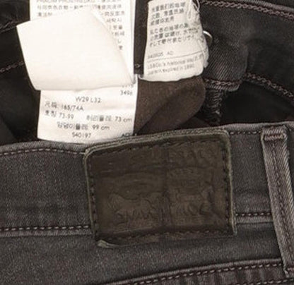 Levi's 710 Super Women Navy Skinny Slim Stretch Jeans W29 L32