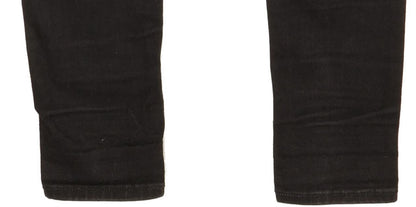 Levi's 710 Super Women Black Skinny Slim Stretch Jeans W27 L29