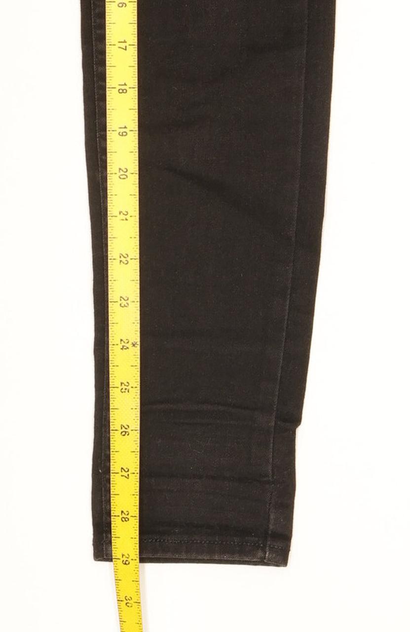 Levi's 710 Super Women Black Skinny Slim Stretch Jeans W27 L29