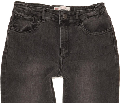 Levi's 720 Kids Women Black Skinny Slim Stretch Jeans W24 L31