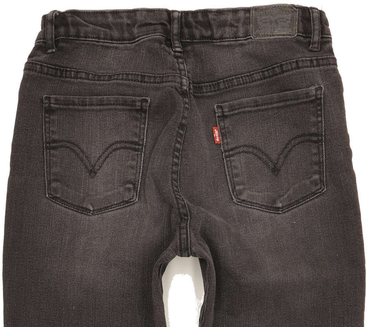 Levi's 720 Kids Women Black Skinny Slim Stretch Jeans W24 L31