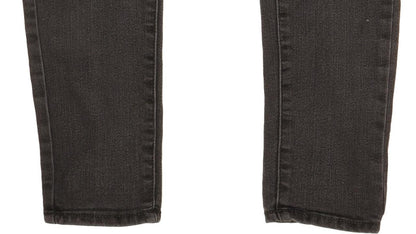 Levi's 720 Kids Women Black Skinny Slim Stretch Jeans W24 L31