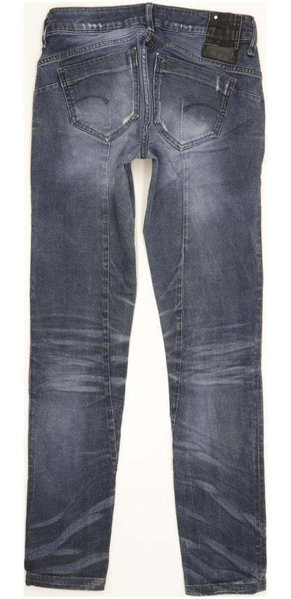 G-Star Midge Sculpted Women Blue Skinny Slim Stretch Jeans W27 L30