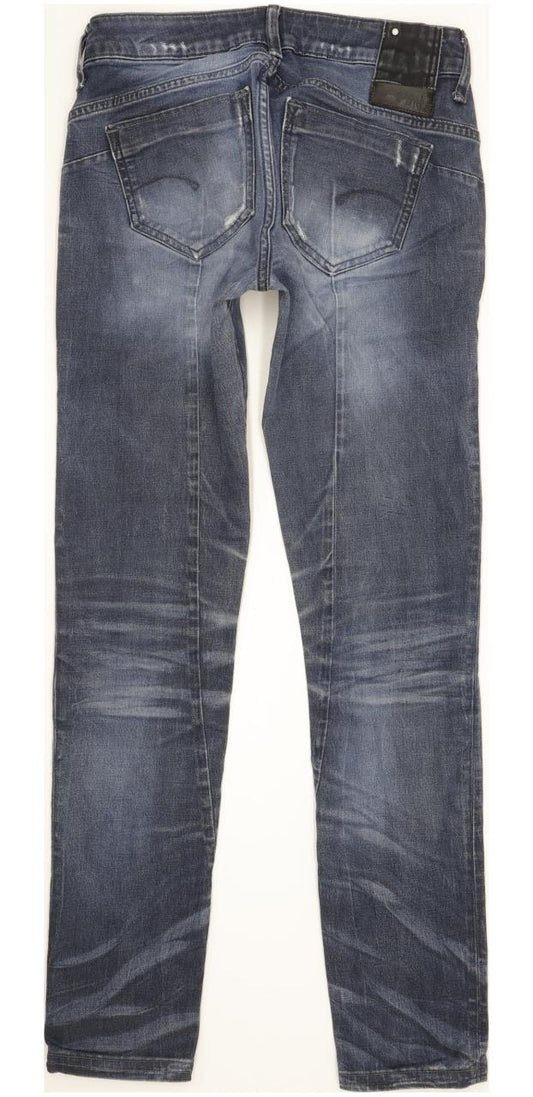 G-Star Midge Sculpted Women Blue Skinny Slim Stretch Jeans W27 L30