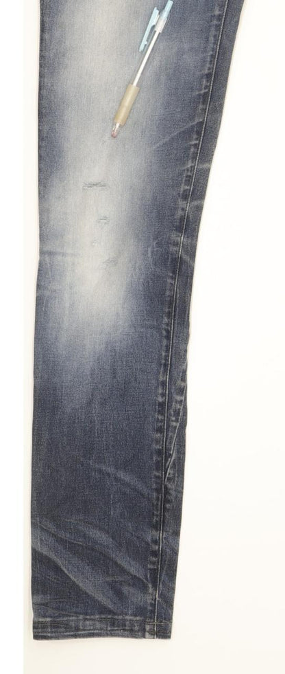 G-Star Midge Sculpted Women Blue Skinny Slim Stretch Jeans W27 L30