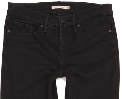 Levi's 311 Shaping Women Black Skinny Slim Stretch Jeans W28 L31