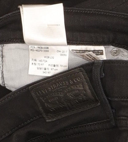 Levi's 311 Shaping Women Black Skinny Slim Stretch Jeans W28 L31