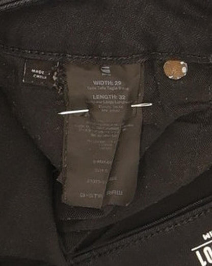 G-Star 3301 Men Black Skinny Slim Stretch Jeans W29 L30