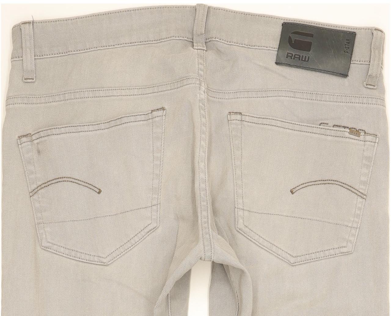 G-Star 3301 Super Men Grey Tapered Slim Stretch Jeans W33 L32