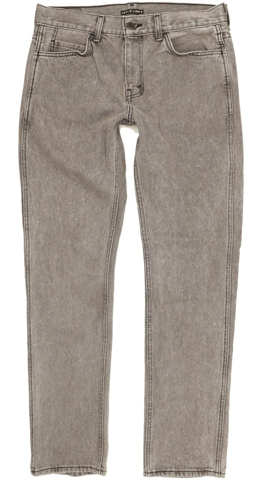 Diesel Line 8 Men Grey Straight Slim Jeans W32 L31
