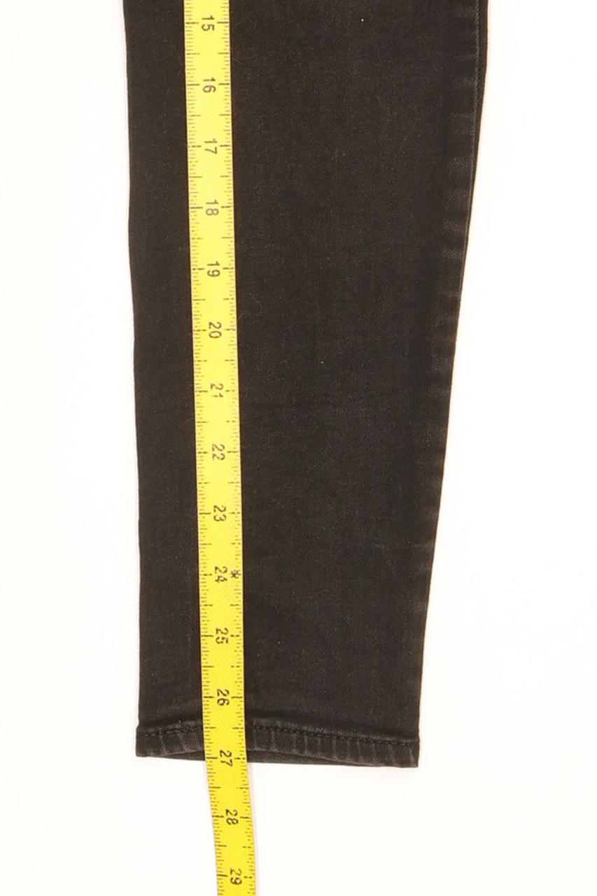 Levi's 710 Super Women Black Skinny Slim Stretch Jeans W29 L27