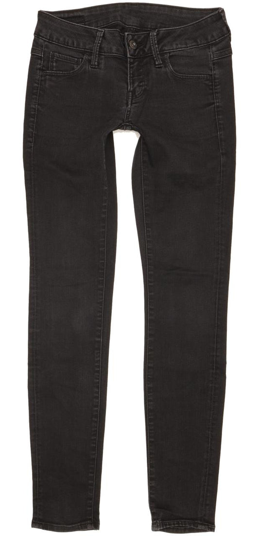 G-Star Women Black Skinny Slim Stretch Jeans W25 L29