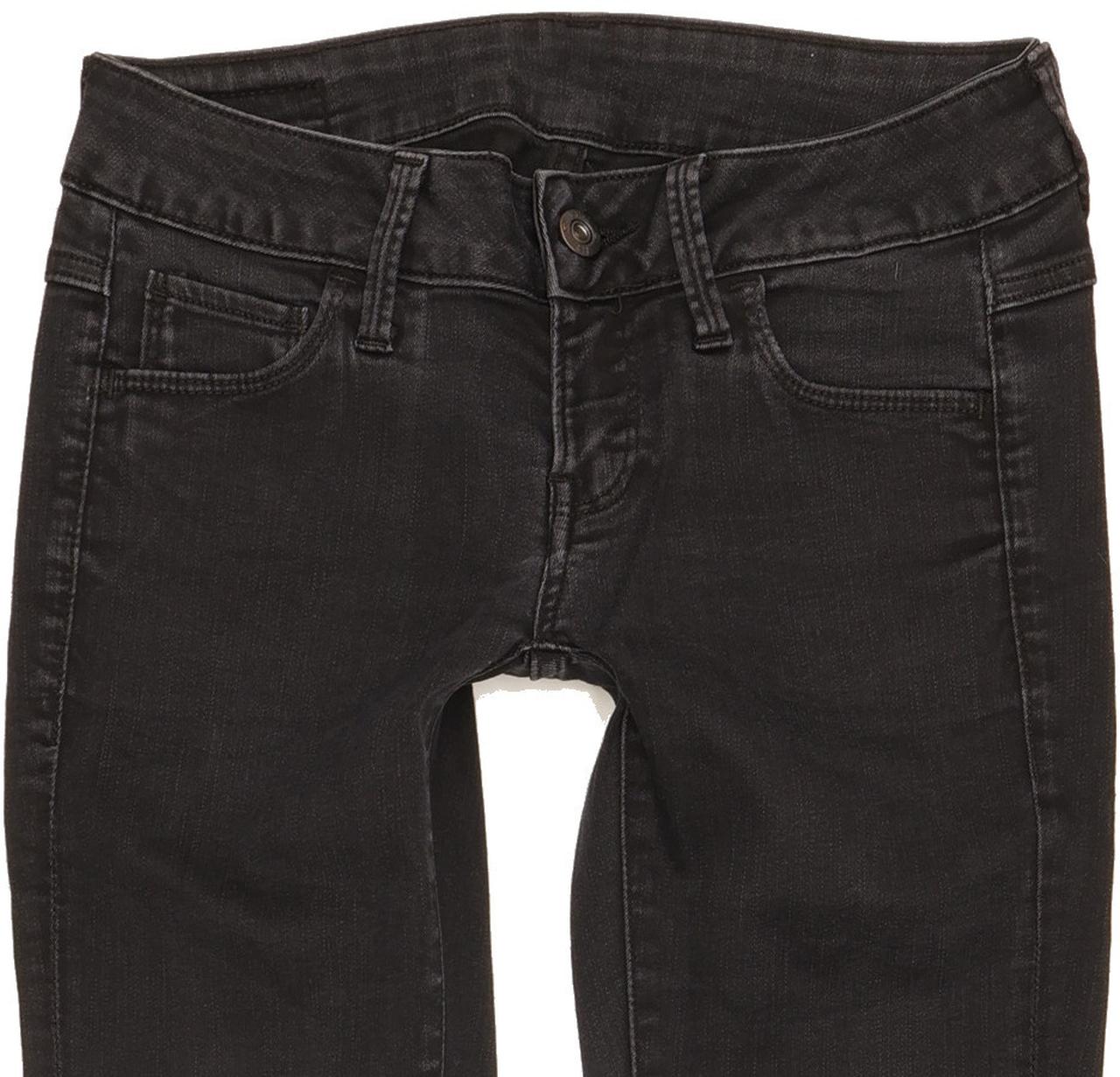 G-Star Women Black Skinny Slim Stretch Jeans W25 L29