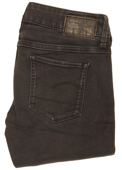 G-Star Women Black Skinny Slim Stretch Jeans W25 L29