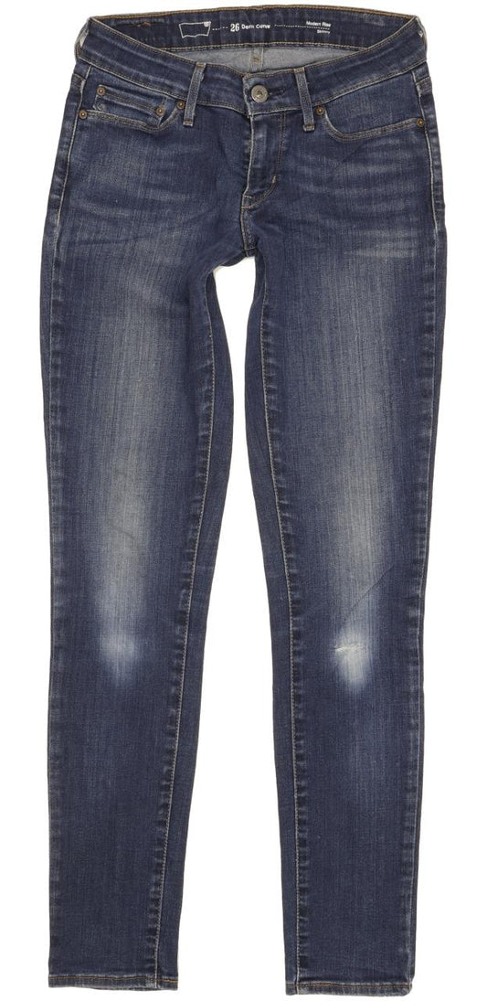 Levi's Demi Curve Women Blue Skinny Slim Stretch Jeans W26 L31