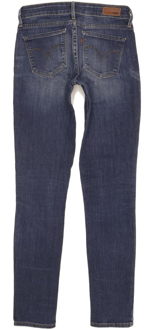 Levi's Demi Curve Women Blue Skinny Slim Stretch Jeans W26 L31