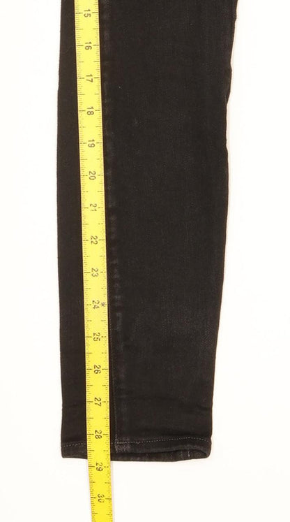 G-Star 3301 Women Black Skinny Slim Stretch Jeans W27 L29