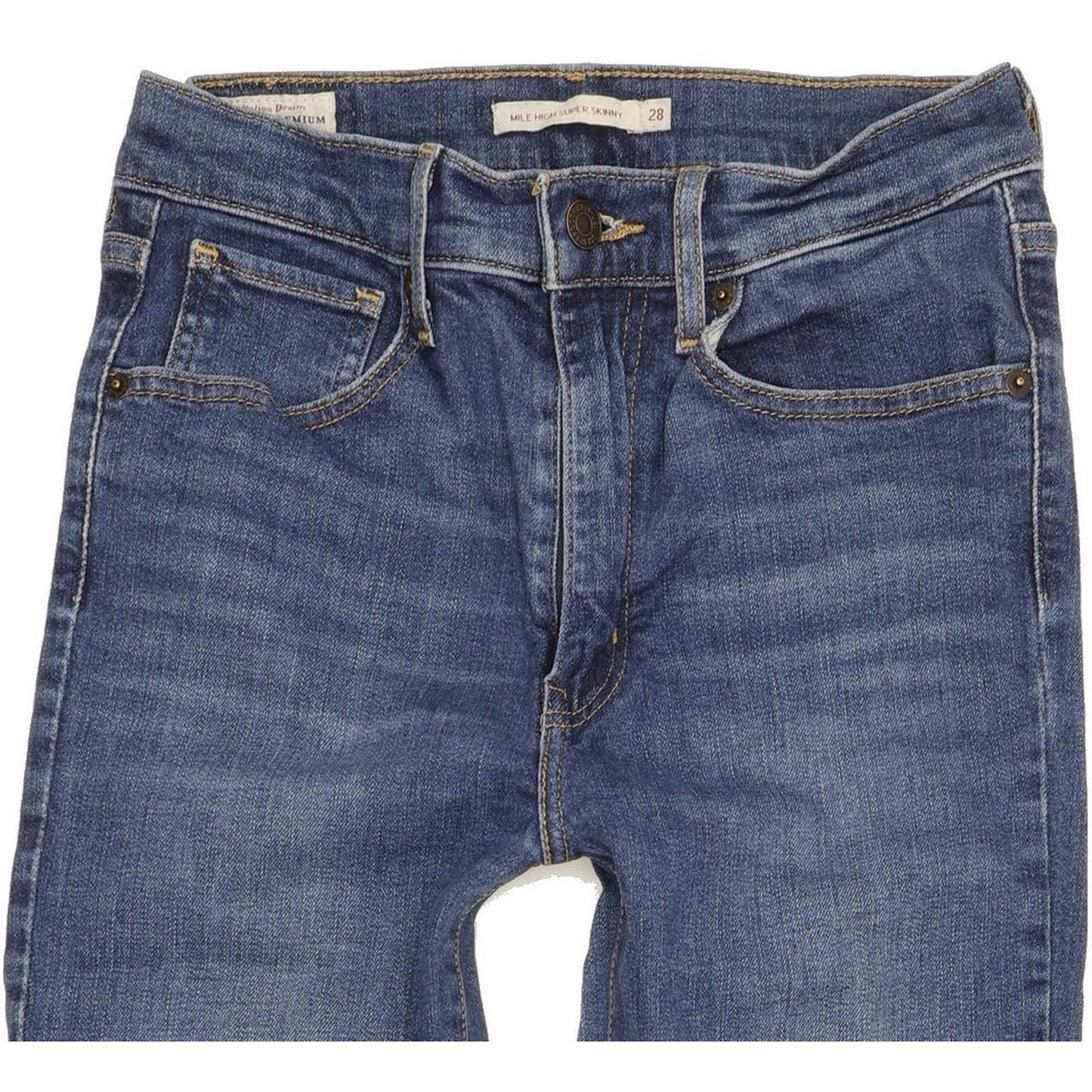 Levi's Mile Women Blue Skinny Slim Stretch Jeans W28 L27
